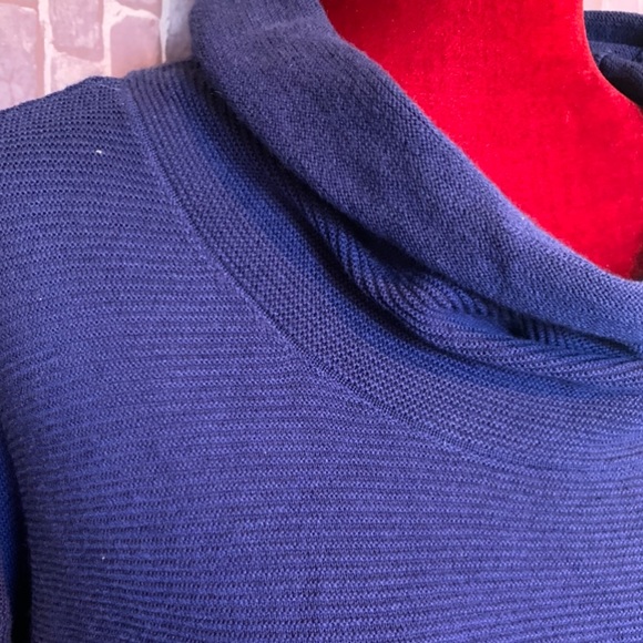 NWT Sapphire Blue Cowlneck Sweater - Picture 2 of 7